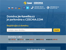 Tablet Screenshot of jm-havelka.cz